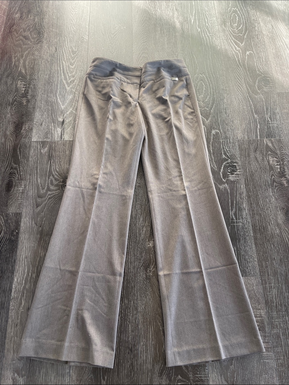 Express Gray Editor Trousers